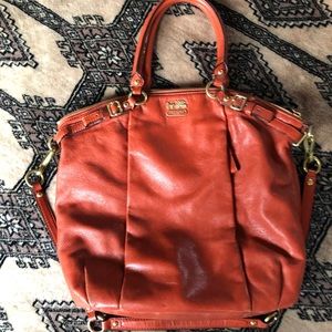 Coach Madison Leather Lindsey Satchel